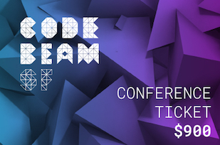 <strong>900USD</strong> Free 2-day CodeBEAM SF ticket